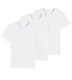3er Set T-Shirt unisex aus 100% Biobaumwolle nachhaltig & fair der Marke GRADNETZ