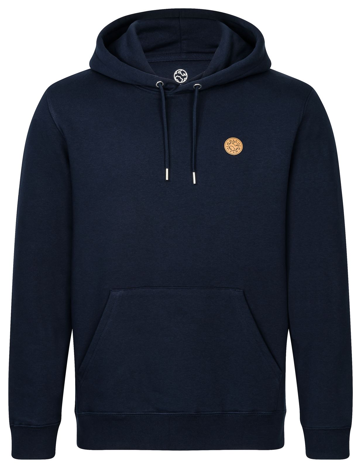 Hoodie unisex mit Kapuze und Lederpatch aus Biobaumwolle nachhaltig & fair der Marke GRADNETZ