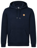 Hoodie unisex mit Kapuze und Lederpatch aus Biobaumwolle nachhaltig & fair der Marke GRADNETZ