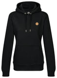Hoodie unisex mit Kapuze und Lederpatch aus Biobaumwolle nachhaltig & fair der Marke GRADNETZ
