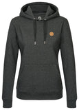 Hoodie unisex mit Kapuze und Lederpatch aus Biobaumwolle nachhaltig & fair der Marke GRADNETZ